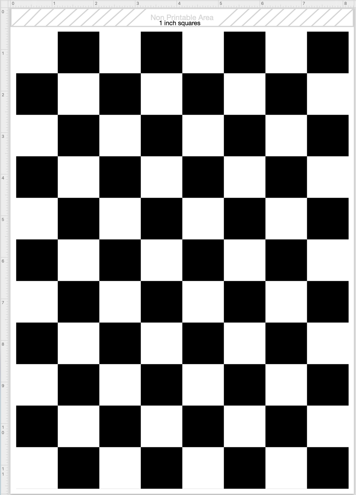 Edible Checker Pattern Sheet - Black White Squares Cake Topper