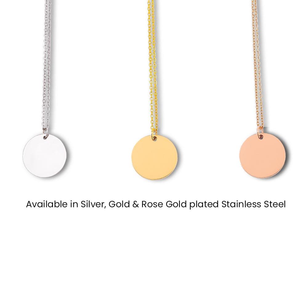 My Baby Angel Custome Engraving Necklace