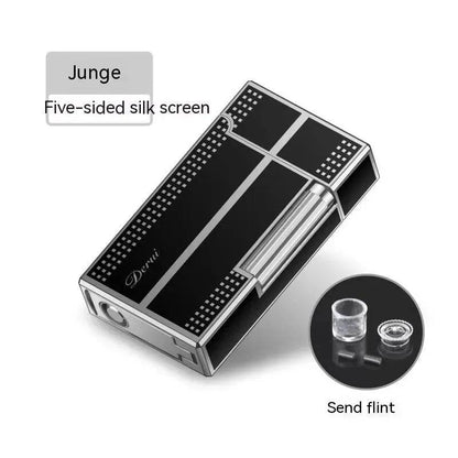 Luxury Bohemian  Butane Torch Lighter with Cigar Hole Punch