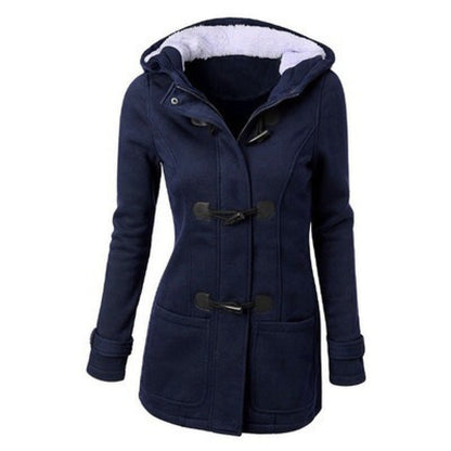 Women's Hooded Cotton-Padded Sweater Coat
