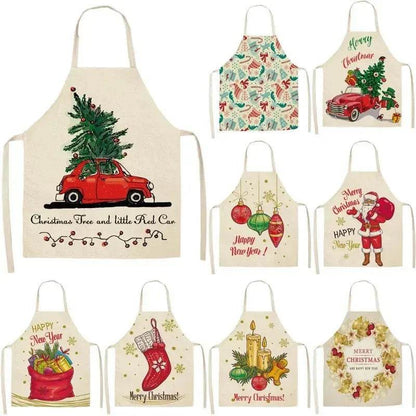 Personalized Christmas Aprons gifts idea for chefs bakers