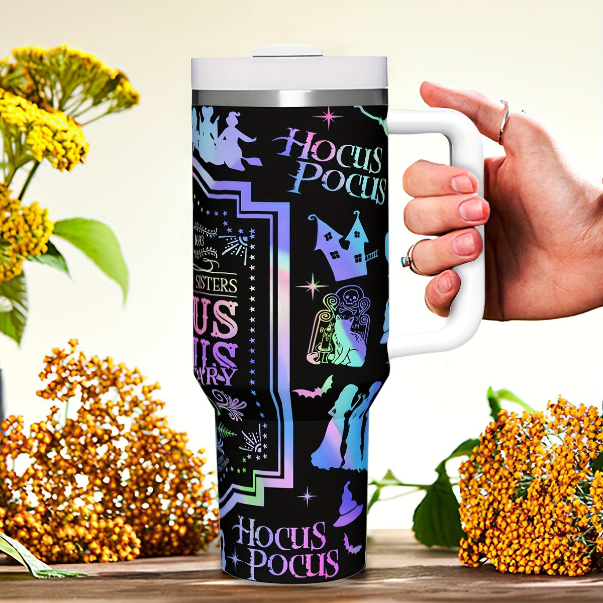 Disney Villains 40Oz Stainless Steel Tumbler With Lid & Straw - Insulated, Leakproof, Reusable Drinkware For Hot And Cold Beverages - Perfect Holiday Gift