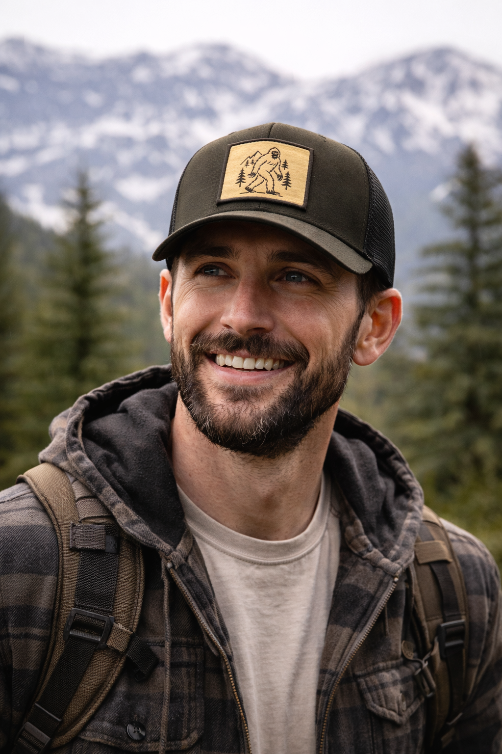 Chapeau Premium Sasquatch Créature Mythique Humour Collectif