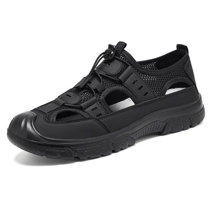 Summer Beach Hole Wading Rotating Button Sandals Men's Casual Shoes