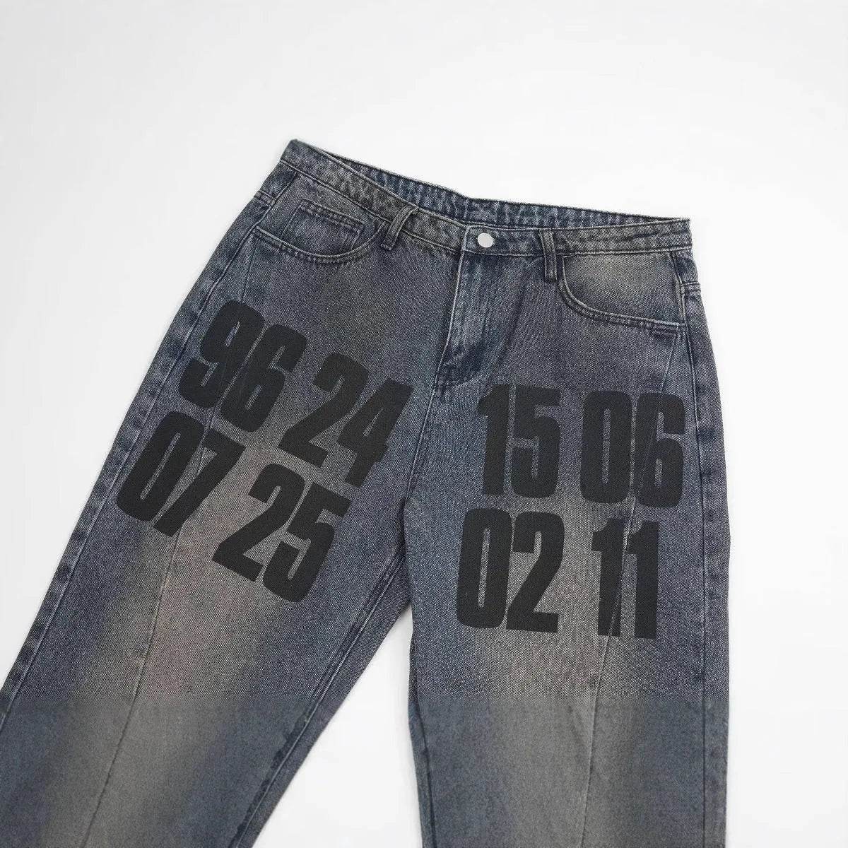High Street American Washed Distressed Baggy Denim Baggy Jeans Pant Pant unisex