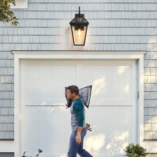 Modern Outdoor Waterproof Wall Lights fixture Support Many Types Of Bulb-2 Packs
