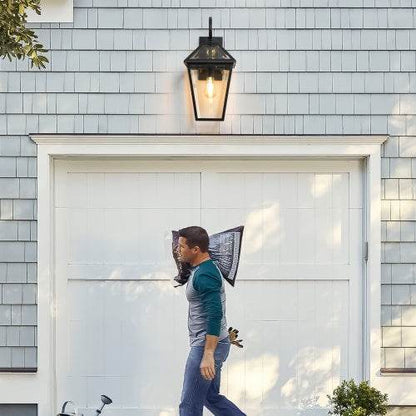 Modern Outdoor Waterproof Wall Lights fixture Support Many Types Of Bulb-2 Packs