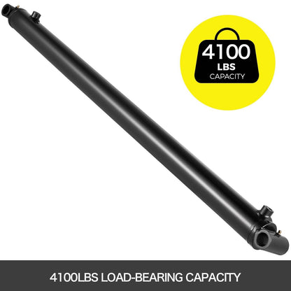 Hydraulic Cylinder 2 Bore 36 Stroke Hydraulic Ram Cylinder 3000psi Hydraulic Cylinders Welded Double Acting Cross Tube SAE6 Port Hydraulic Lifting Cylinder