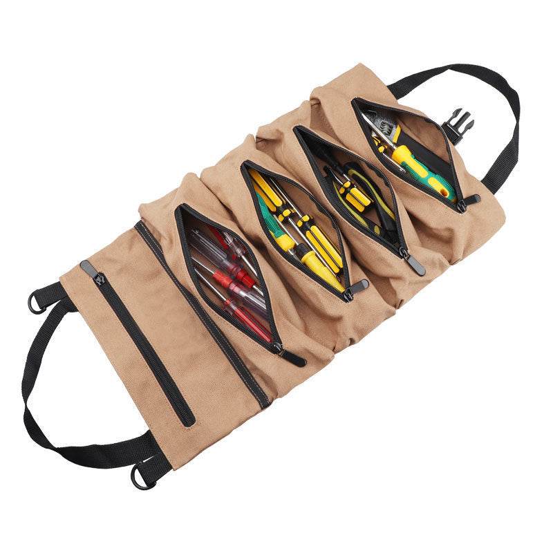 Sac à outils suspendu en toile Ann 16, sac de rangement de voiture, sac d'électricien, sac à outils de quincaillerie de voiture