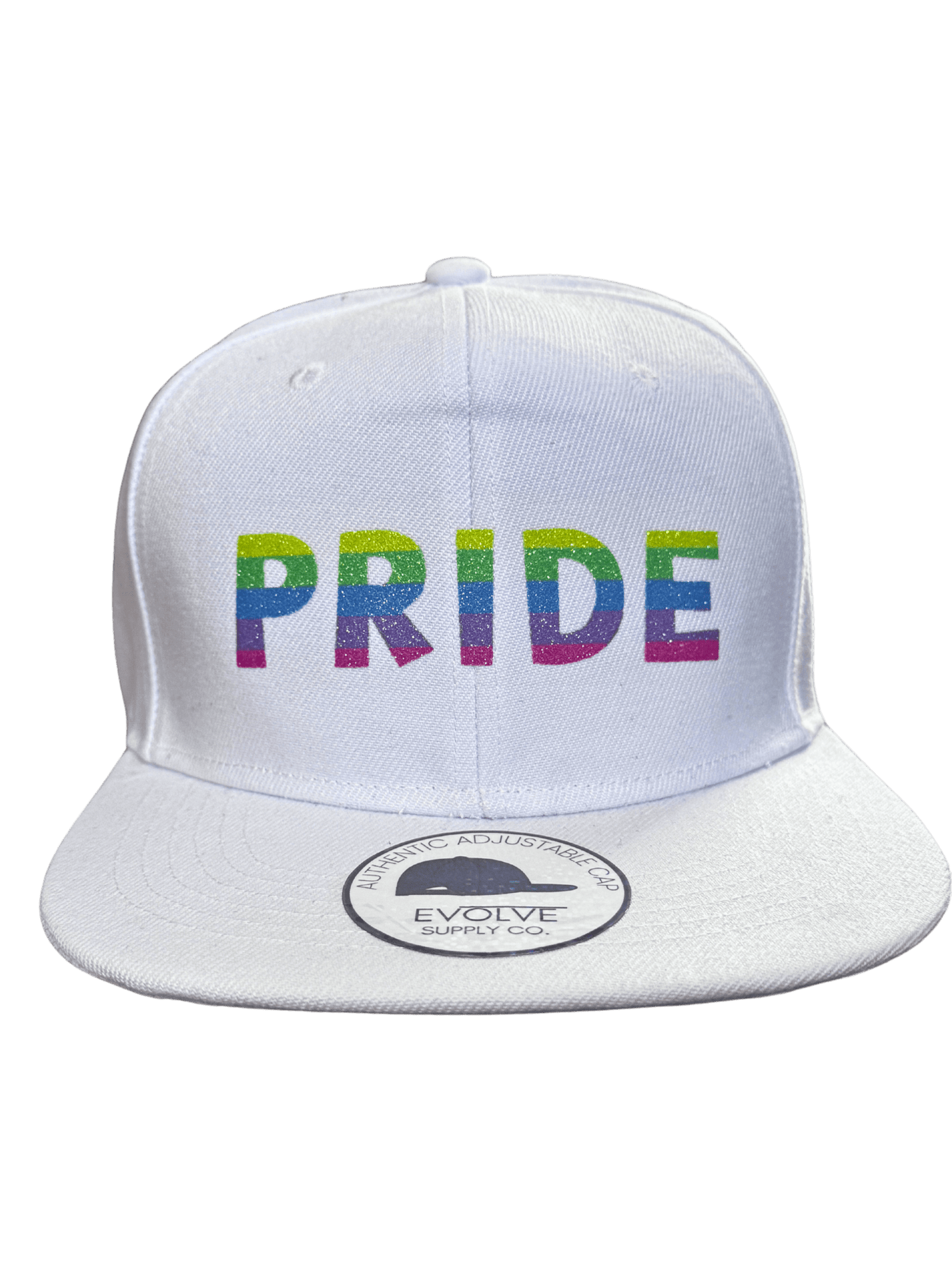Evolve Pride Glitter Snapback
