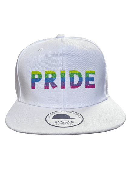 Evolve Pride Glitter Snapback