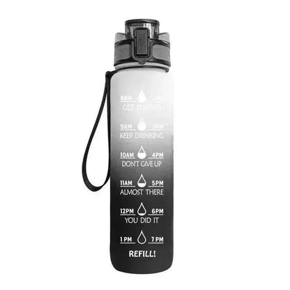 1L Tritan Hydrated Water Bottle for Sport Fitness