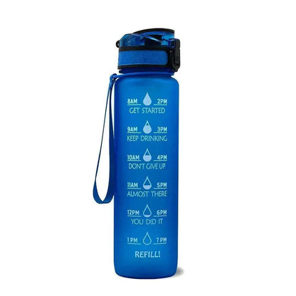 1L Tritan Hydrated Water Bottle for Sport Fitness