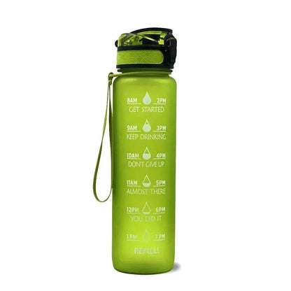1L Tritan Hydrated Water Bottle for Sport Fitness