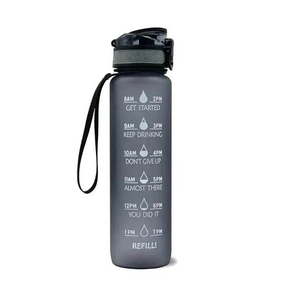 1L Tritan Hydrated Water Bottle for Sport Fitness