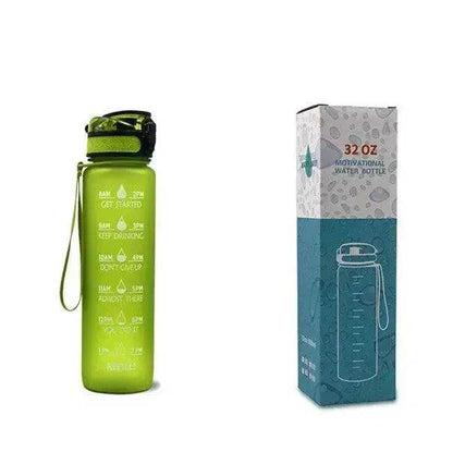 1L Tritan Hydrated Water Bottle for Sport Fitness