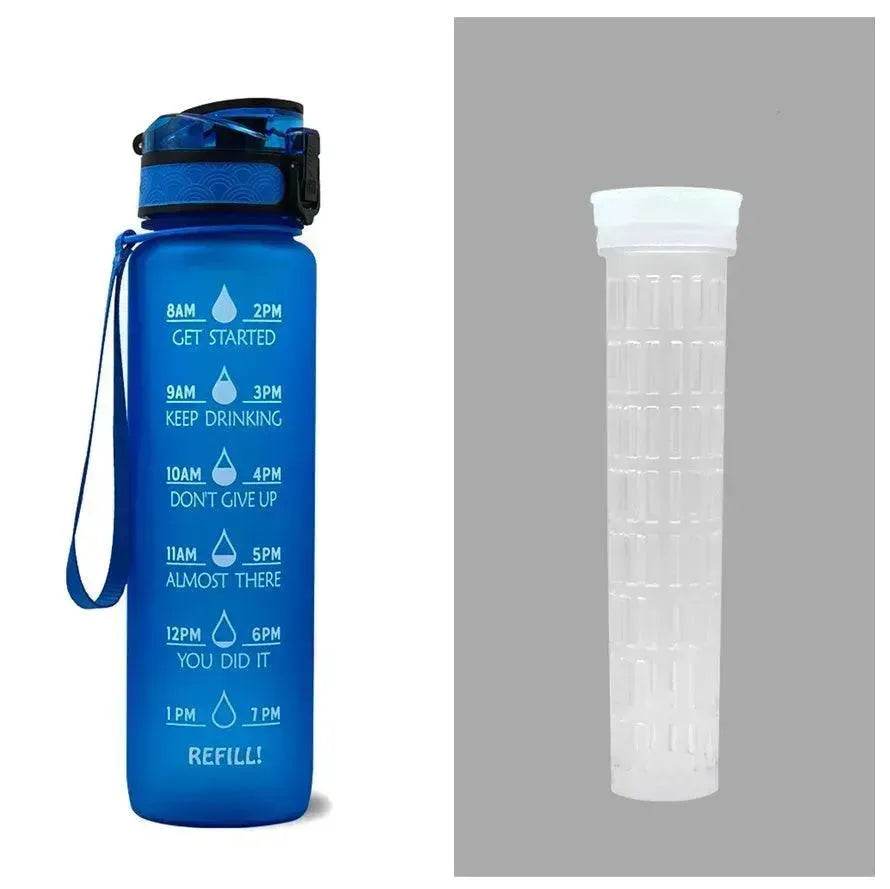 1L Tritan Hydrated Water Bottle for Sport Fitness