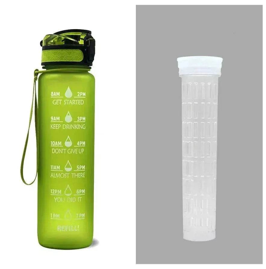 1L Tritan Hydrated Water Bottle for Sport Fitness