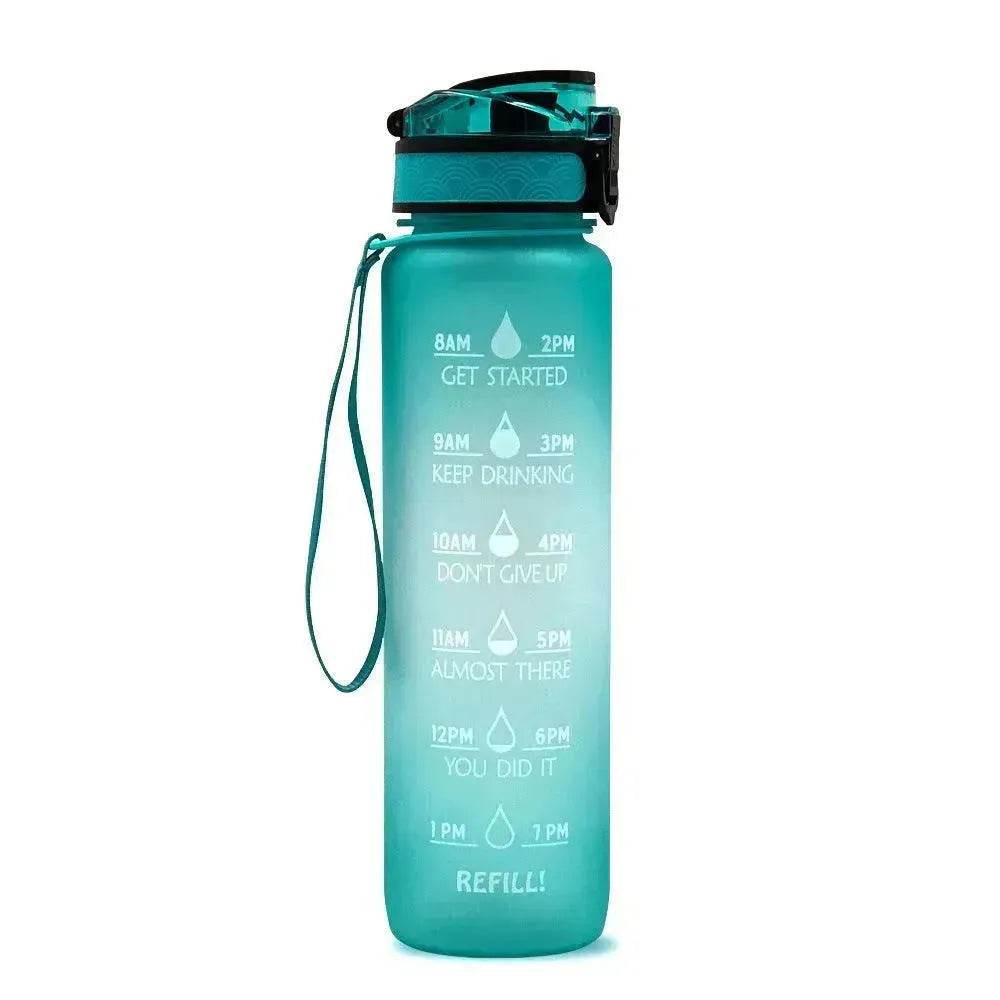 1L Tritan Hydrated Water Bottle for Sport Fitness