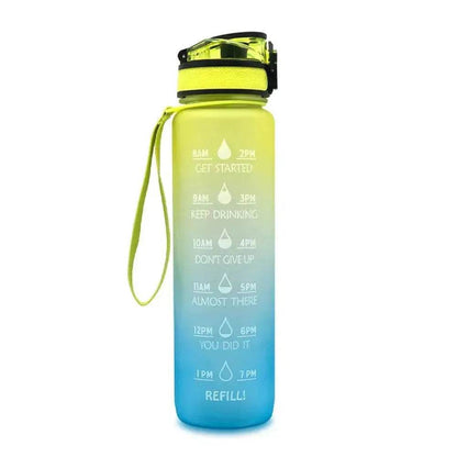 1L Tritan Hydrated Water Bottle for Sport Fitness