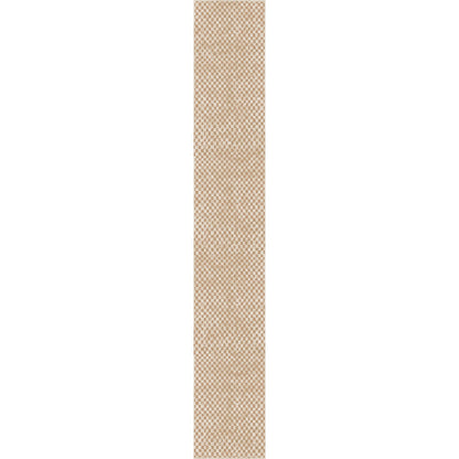 Tapis naturel à damiers Metro