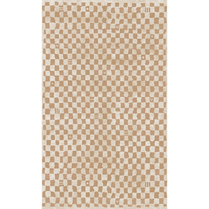 Tapis naturel à damiers Metro