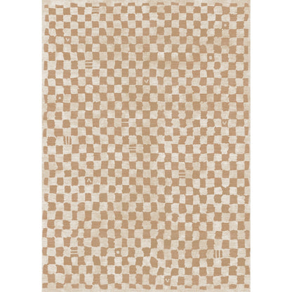 Tapis naturel à damiers Metro