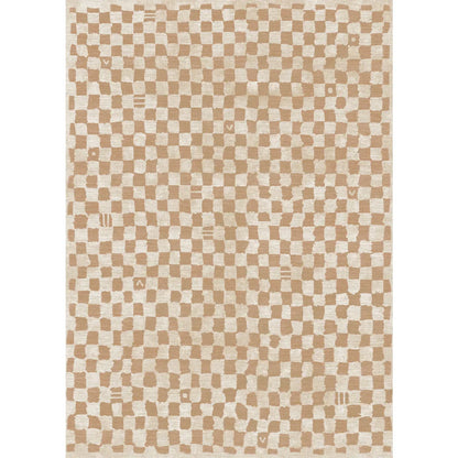 Tapis naturel à damiers Metro
