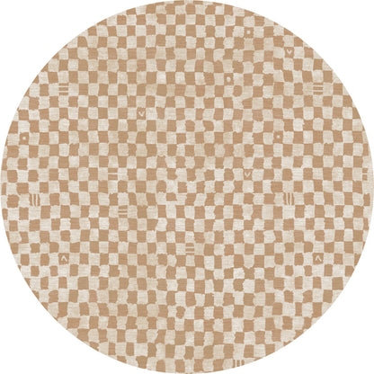 Tapis naturel à damiers Metro