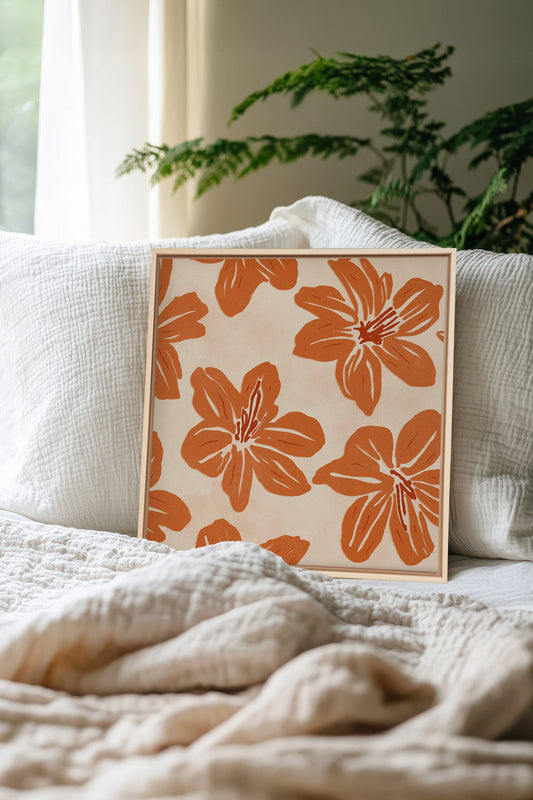 FLORAL SECTION, Stretched Canvas Artwork