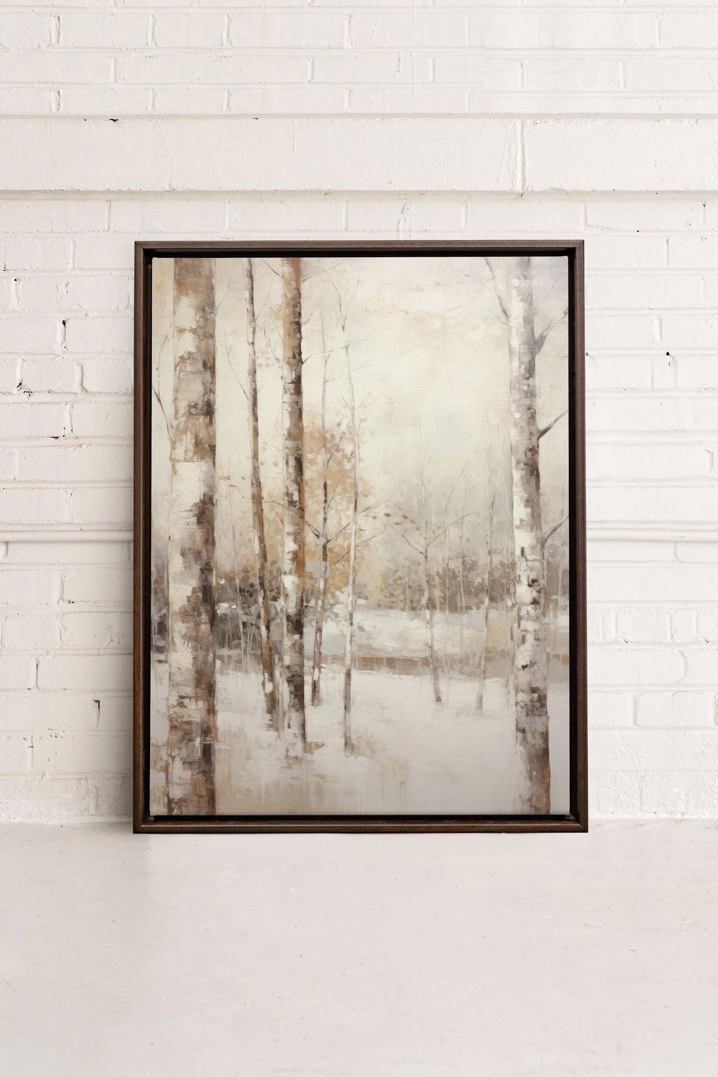 Winter Essence, Oeuvre sur toile étirée