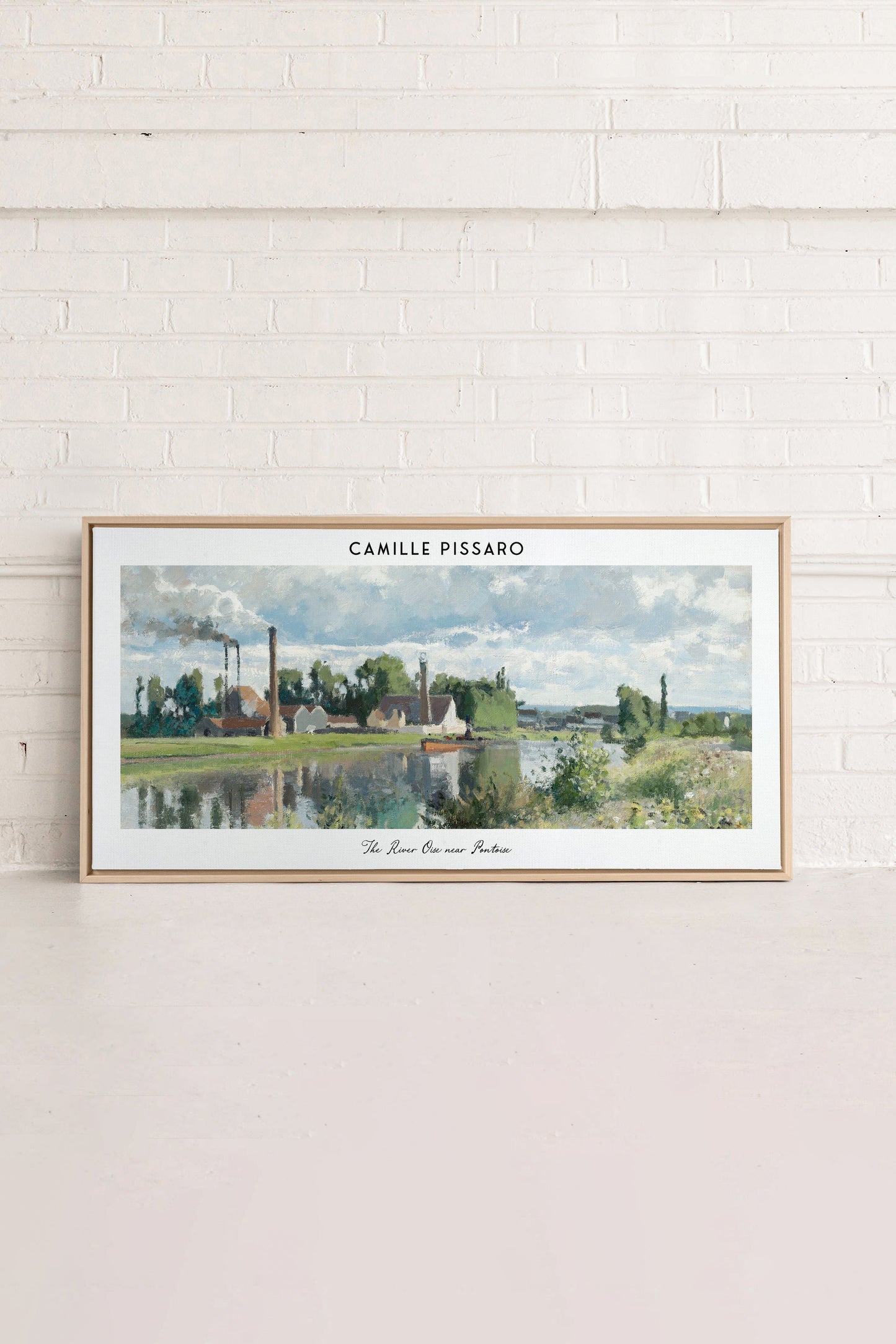 L'OISE, Œuvre sur toile étirée