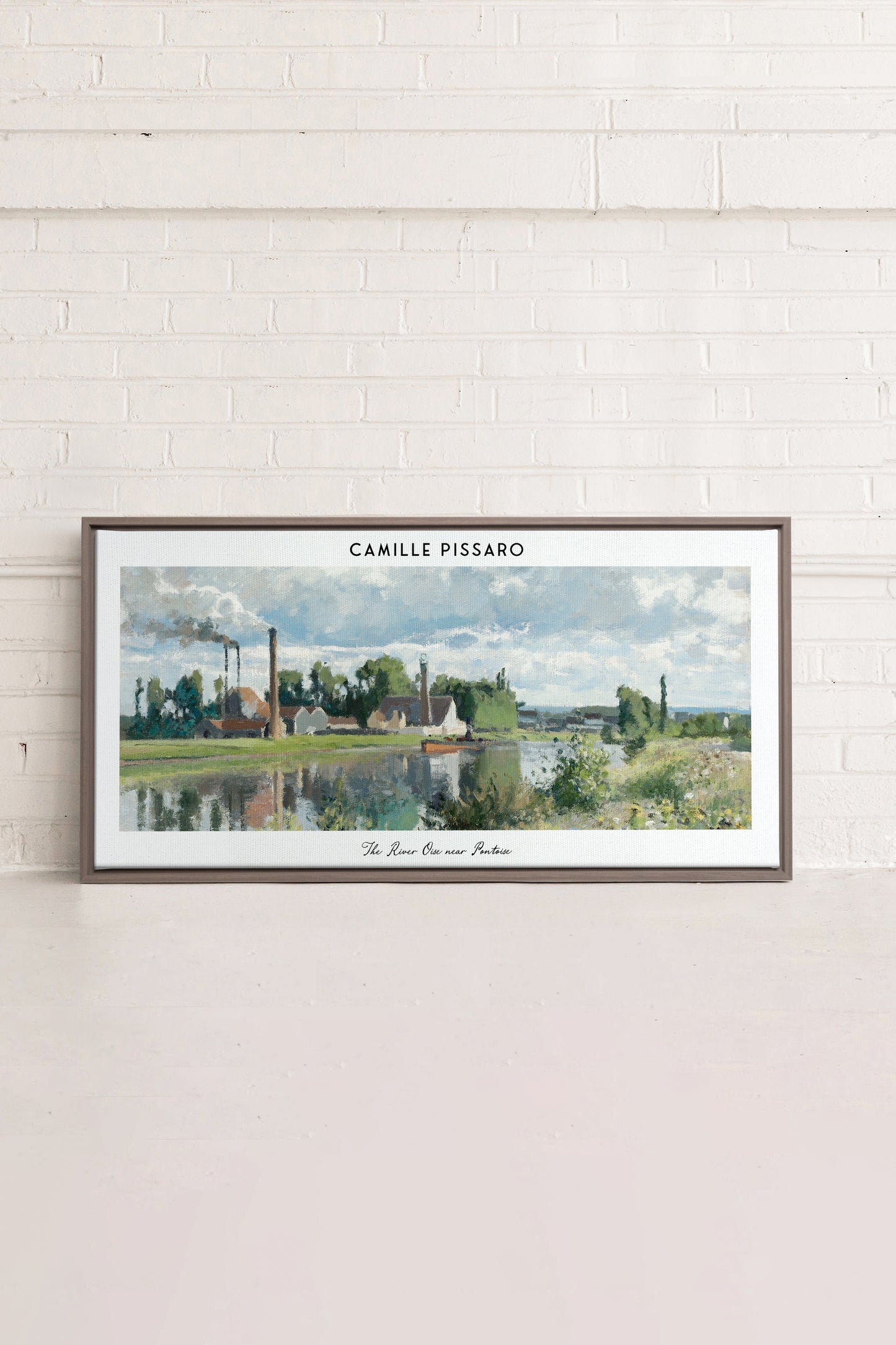L'OISE, Œuvre sur toile étirée