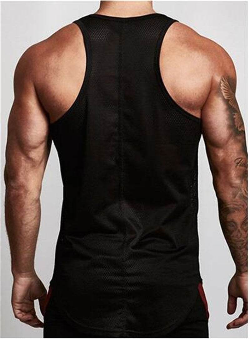 Gilet de sport sans manches Débardeur d'entraînement de fitness pour hommes