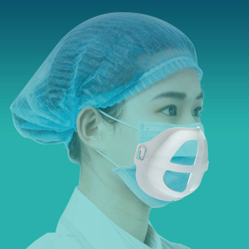 Three-dimensional disposable protective 3D mask stereo bracket
