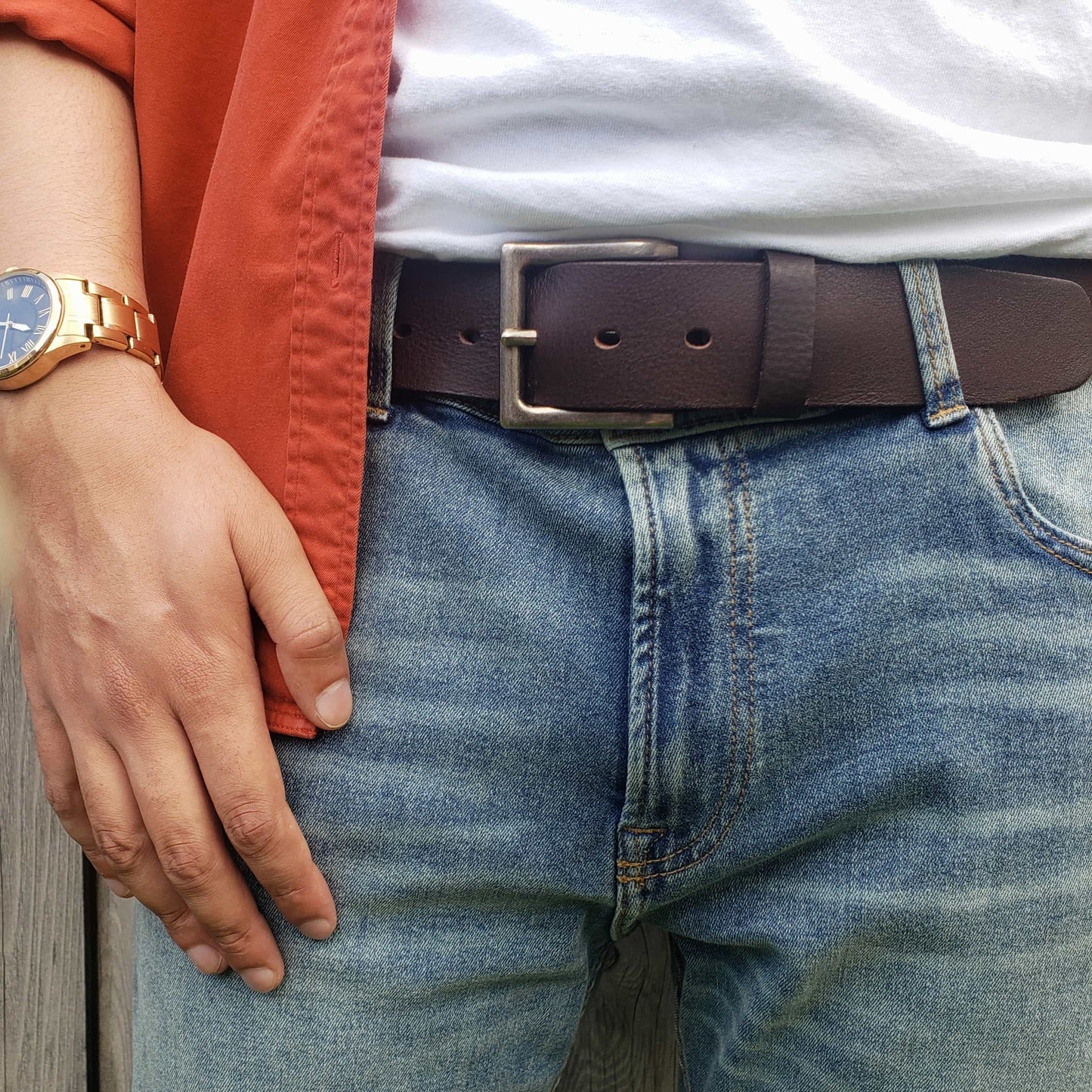 The Long Haul Belt - Classic Cognac 100% Real Leather Belt