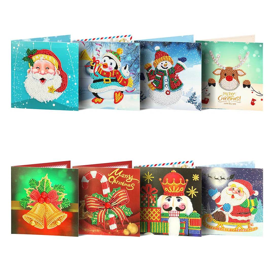 Handmade DIY Christmas Card Piece Diamond Painting