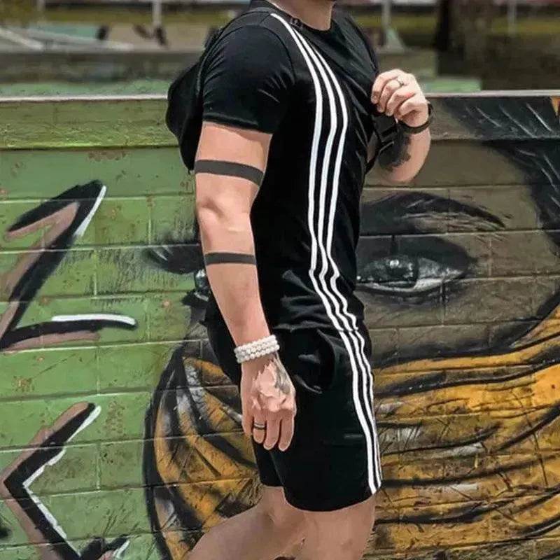 2025 Men's Summer  Short Sports Trendy Track Suit