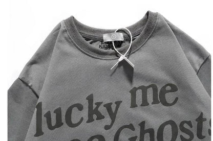 2025 Summer Printed Heavy Loose OVERSIZE Round Neck Short Sleeve Unisex T-shirt