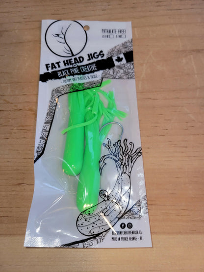 🍁Black Pine 4" 1oz Tube Jigs 2/pk