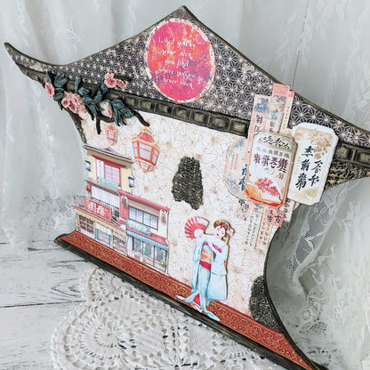 Land Of The Rising Sun Bloc de Papiers à Découper 15x15cm 24 feuilles/paquet