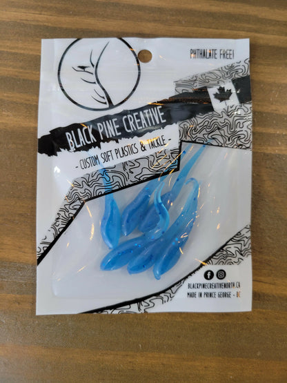 🍁Black Pine Creative 1-1/2" Basic Minnow 6/pk