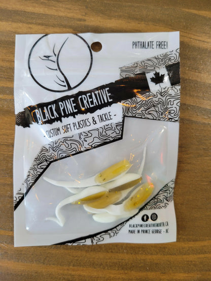 🍁Black Pine Creative 1-1/2" Basic Minnow 6/pk