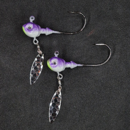 🍁Big Sky Cyclone 1/2oz Hecla Hammer Jigs w/Flasher