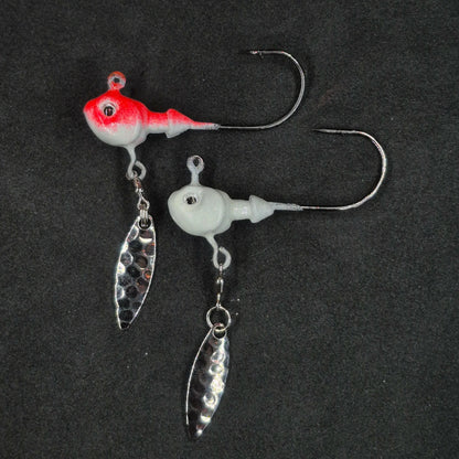 🍁Big Sky Cyclone 1/2oz Hecla Hammer Jigs w/Flasher