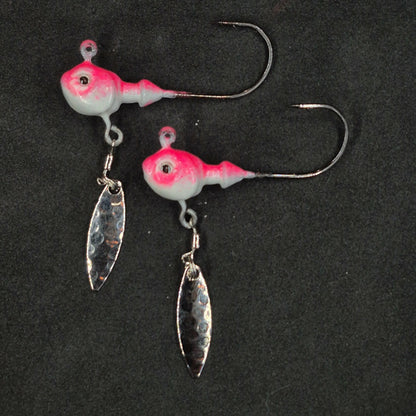 🍁Big Sky Cyclone 1/2oz Hecla Hammer Jigs w/Flasher