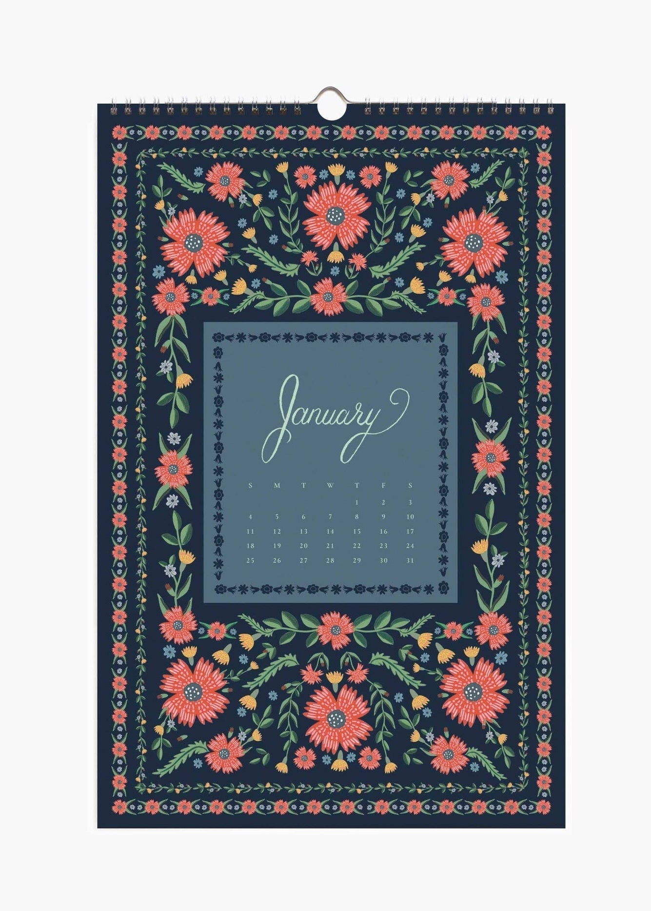 2026 Flora Wall Calendar