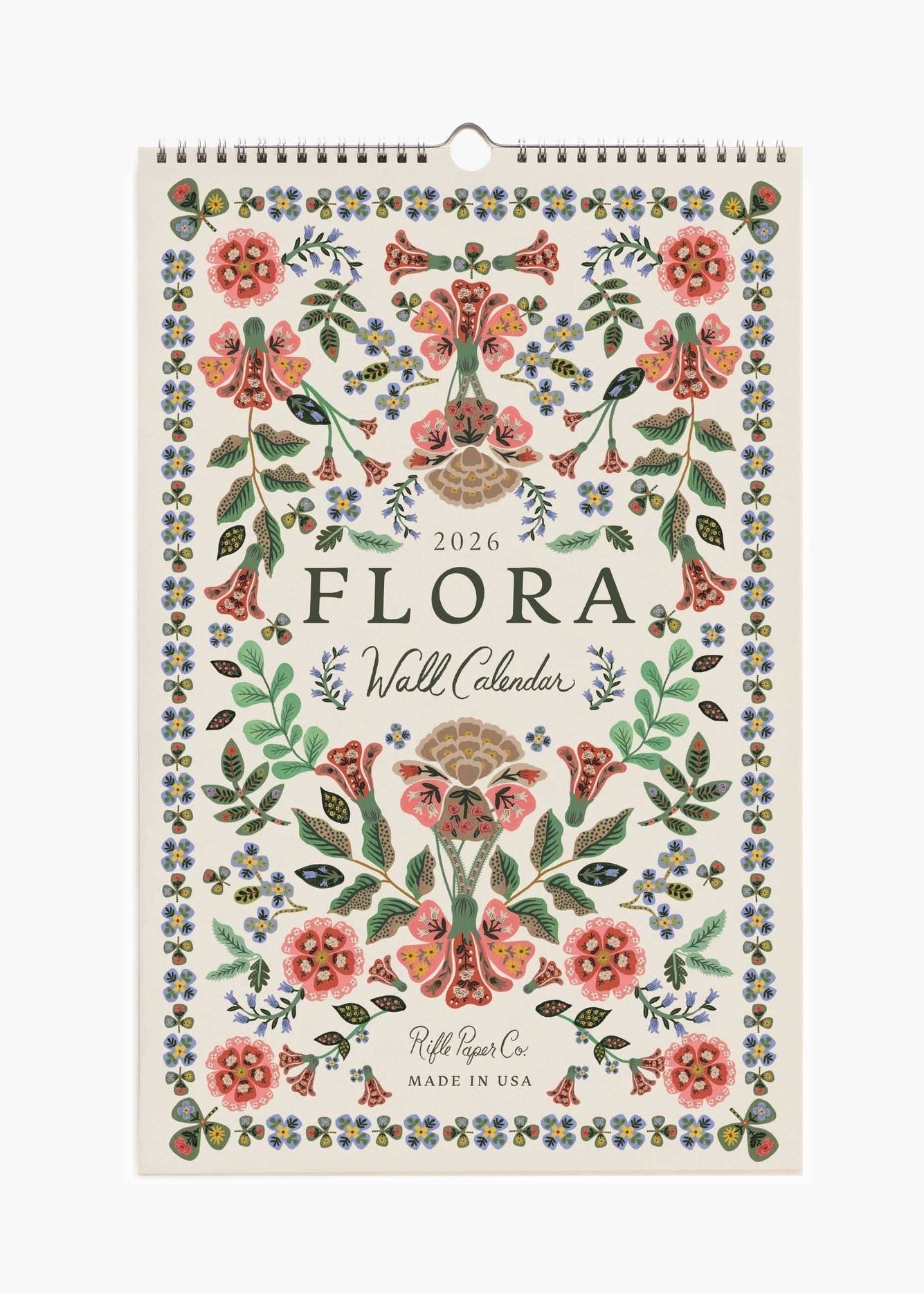 2026 Flora Wall Calendar