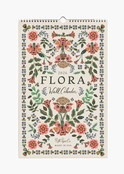 2026 Flora Wall Calendar