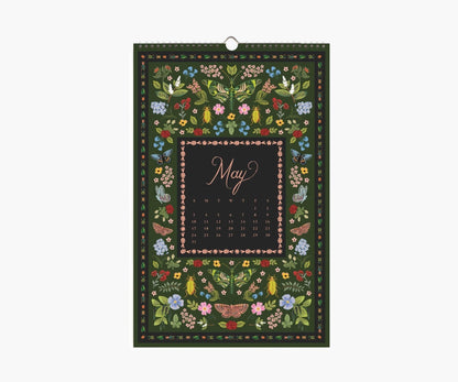 2026 Flora Wall Calendar